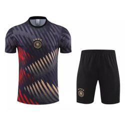 Conjunto De Treino Camisa + Short Alemanha 23/24 -... - BLACK NORDESTE ATK
