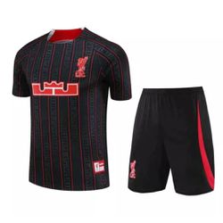Conjunto De Treino Camisa + Short Liverpool 23/24 ... - Tailandesas Atacado