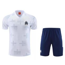 Conjunto De Treino Camisa + Short Olympique De Mar... - Tailandesas Atacado
