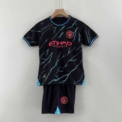 COJUNTO INFANTIL MANCHESTER CITY 2024, UNIFORME 3 ... - Tailandesas Atacado