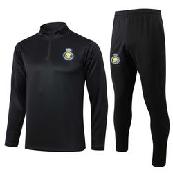 Agasalho Al-Nassr Treino Meio Zíper 2024/25 - Pret... - Tailandesas Atacado