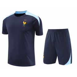 Conjunto Treino Seleção França 24/25 Camisa + Shor... - Tailandesas Atacado