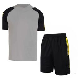 Conjunto Treino Flamengo Camisa + Short 24/25 Cinz... - Tailandesas Atacado