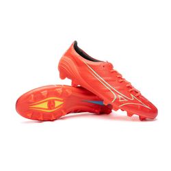 Chuteira Campo Mizuno Alpha Japan (FG) - Rosa Pink... - FUTCAMISA