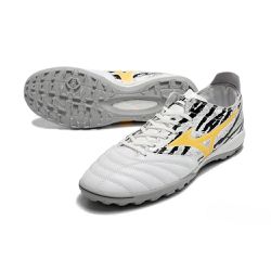 Chuteira Society Mizuno Morelia (TF) - Branco/Pret... - Atk Brasil
