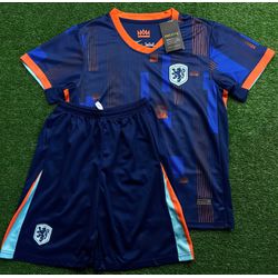 Conjunto Infantil AWAY II Seleção da Holanda 2024/... - Atk Brasil