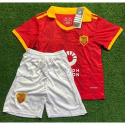 Conjunto Infantil Roma Titular Vermelha 2024/25 - ... - Tailandesas Atacado