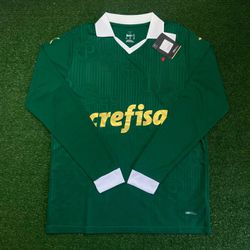 Camisa Palmeiras Home 24/25 Manga longa - Verde - ... - Tailandesas Atacado