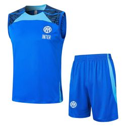 Conjunto Treino Inter de Milão Regata + Short 2023... - BLACK NORDESTE ATK