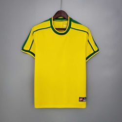 Camisa Brasil Retrô I 1998 - Torcedor Masculina - ... - Tailandesas Atacado