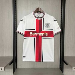 Camisa Bayer Leverkusen Away II 2024/25 Branca - 6... - FUTCAMISA