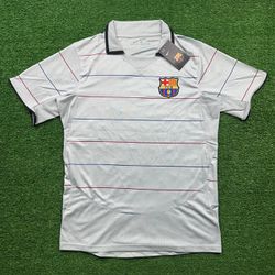 Camisa RetrÔ Barcelona Away II 2003/04 - Cinza - R... - Tailandesas Atacado