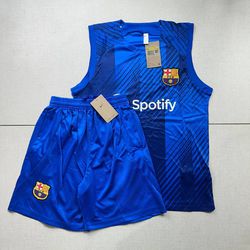 Conjunto Treino Regata + Short Barcelona 23/24 - A... - Atk Brasil