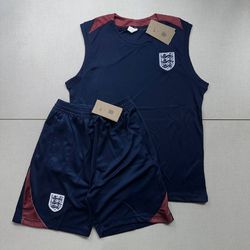 Conjunto Treino Regata + short Inglaterra 2024 - D... - Atk Brasil