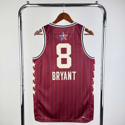 Regata All Star NBA 23/24 - Kobe Bryant #8 Vermelh... - Tailandesas Atacado