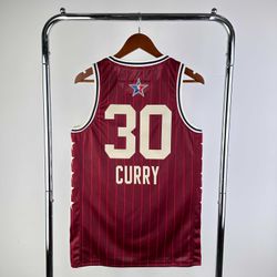 NBA All Star Game 23/24 Stephen Curry #30 Vermelha... - FUTCAMISA