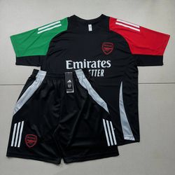 Conjunto Treino Adulto Camisa e Short Arsenal FC T... - Tailandesas Atacado