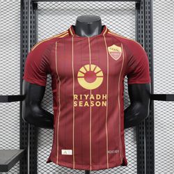 Camisa Roma Home I 24/25 Jogador - Masculino - JOG... - Tailandesas Atacado