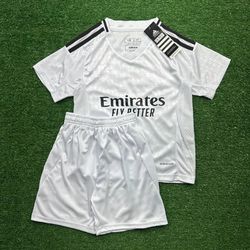 Conjunto Infantil Real Madrid Home I 24/25 - INF25... - Tailandesas Atacado
