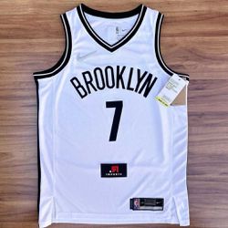 Regata NBA Brooklyn #7 Durant 75 anos - Branca - N... - Tailandesas Atacado