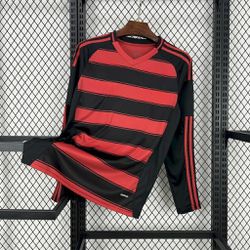 Camisa Flamengo Manga Longa Home I 25/26 - Vermelh... - Tailandesas Atacado
