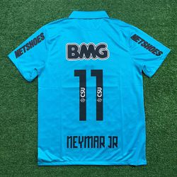 Camisa Retro Santos Neymar-JR 11 - 12/13 - Azul - ... - BLACK NORDESTE ATK