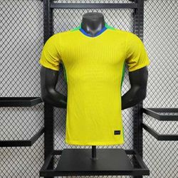 Camisa Seleção Brasil Home I 25/26 - Amarela - Jog... - Tailandesas Atacado