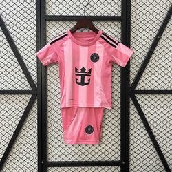 Conjunto Infantil Inter Miami Home I 25/26 - Rosa ... - FUTCAMISA