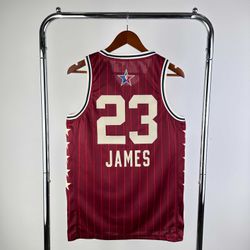 NBA All Star Game 23/24 LeBron James #23 Vermelho ... - FUTCAMISA