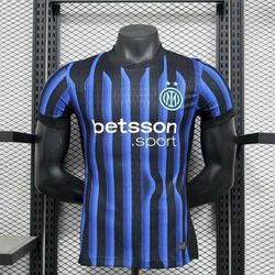 Camisa Inter de Milão 25/26 - Azul/Preta - Versão ... - Tailandesas Atacado