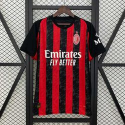 Camisa AC Milan Home 25/26 Torcedor Masculina - 65... - Tailandesas Atacado