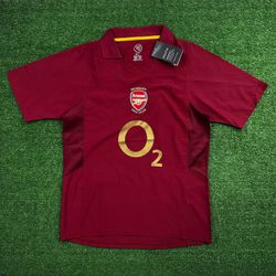 Camisa Arsenal Home I 05/06 - Vinho - Retrô Mascul... - CATALOGO