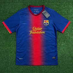 Camisa Barcelona Home I 12/13 - Vermelha/Azul - Re... - CATALOGO