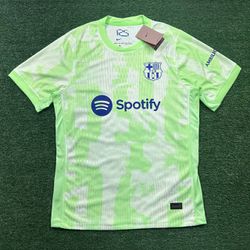 Camisa Barcelona Third III 2024/25 Jogador - Verde... - Atk Brasil