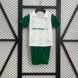 Kit Infantil Palmeiras Away II 25/26 - Branca (Sho... - Tailandesas Atacado