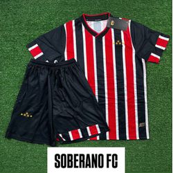 (DEFEITO) Conjunto Infantil Away Ii 24/25 - DEFET9 - OUROX ATACADO