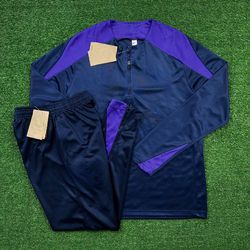 Conjunto Treino Meio Zíper Corinthians - Azul Mari... - Tailandesas Atacado