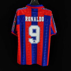 Camisa Barcelona Retrô Home I 95/96 - Azul/Vermelh... - BLACK NORDESTE ATK