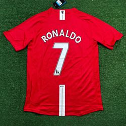 Camisa Retrô Manchester United Home I 07/08 - Rona... - Tailandesas Atacado