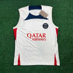 Regata Psg 23/24 - Masculino Bege/azul (ESCUDO OFF... - CATALOGO