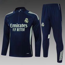 Conjunto Agasalho Treino Meio Zíper Real Madrid - ... - BLACK NORDESTE ATK