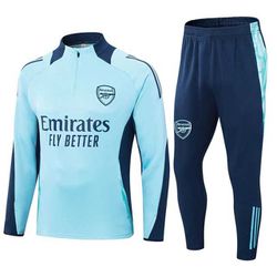 Conjunto Agasalho Meio Zíper Arsenal 24/25 - Mascu... - BLACK NORDESTE ATK