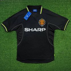 Camisa Retrô Manchester United Third III 98/99 - P... - FUTCAMISA