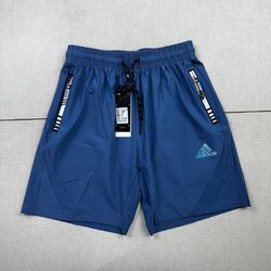 Short Adidas Dry Fit - Masculino - AZUL - Ad77 - A... - BLACK NORDESTE ATK