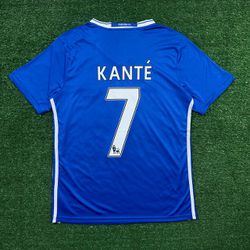 Camisa Retrô Chelsea Home I 17/18 - Kanté #7 - Azu... - FUTCAMISA