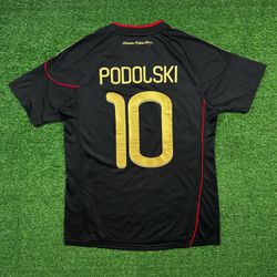Camisa Retrô Alemanha Away II 10/11 - Preta - PODO... - BLACK NORDESTE ATK