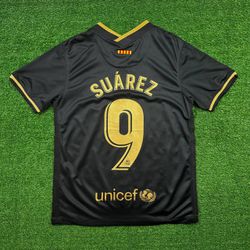 Camisa Retrô Barcelona Away II 20/21 - Suárez #9 -... - BLACK NORDESTE ATK