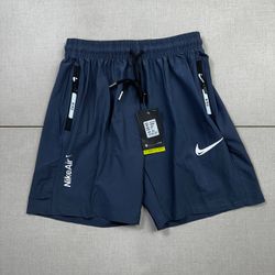 Short Nike Dry Fit - Masculino - Nk87 - Cinza Escu... - Tailandesas Atacado