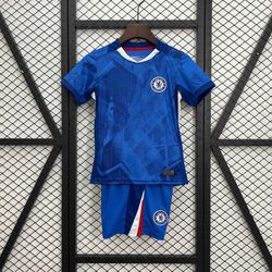 Conjunto Infantil Chelsea Home I 25/26 - Azul - CH... - Tailandesas Atacado