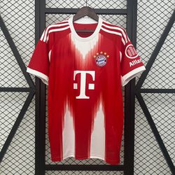 Camisa Bayern de Munique Home I 25/26 - Vermelha/B... - Tailandesas Atacado